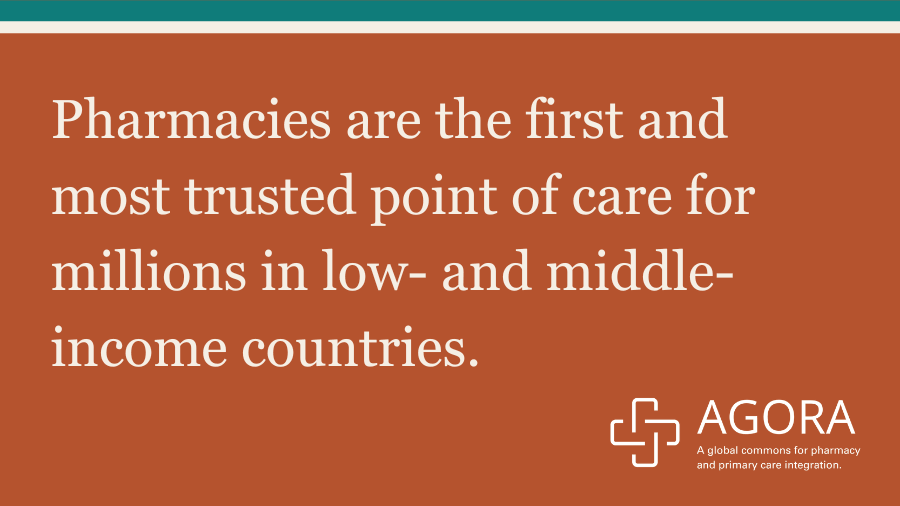 Pharmacies are the first and most trusteed point of care for millions in low- and middle-income countries