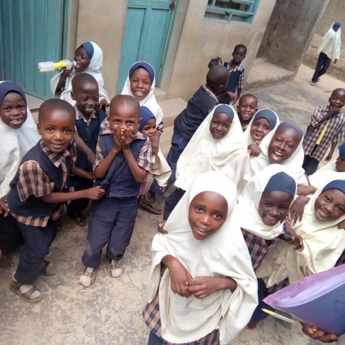 Child in Madaratul Nurul Huda school in Kaduna, Nigeria