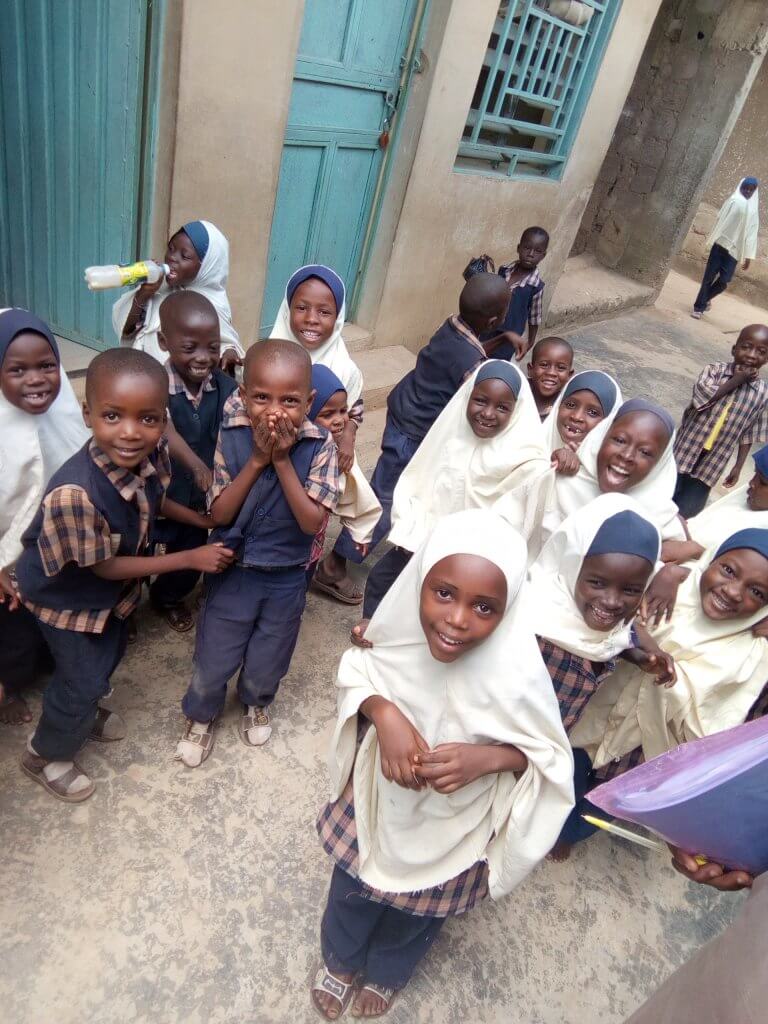 Child in Madaratul Nurul Huda school in Kaduna, Nigeria