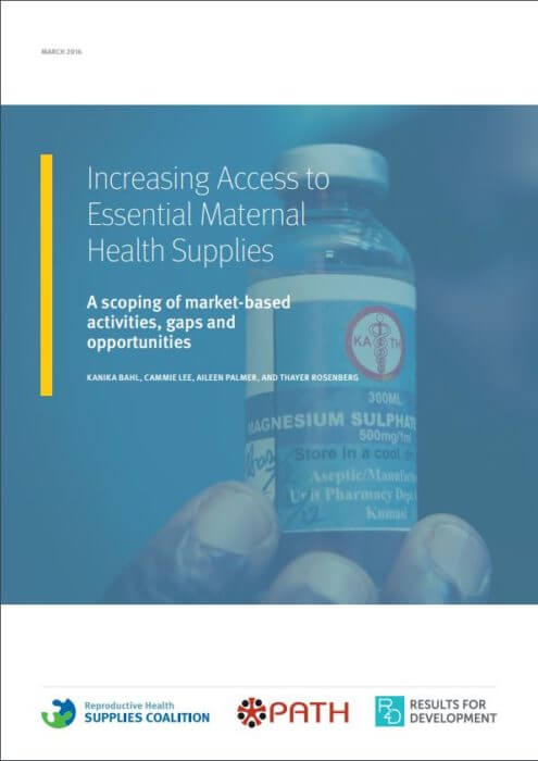 Increasing access to Essential Maternal Health Supplies