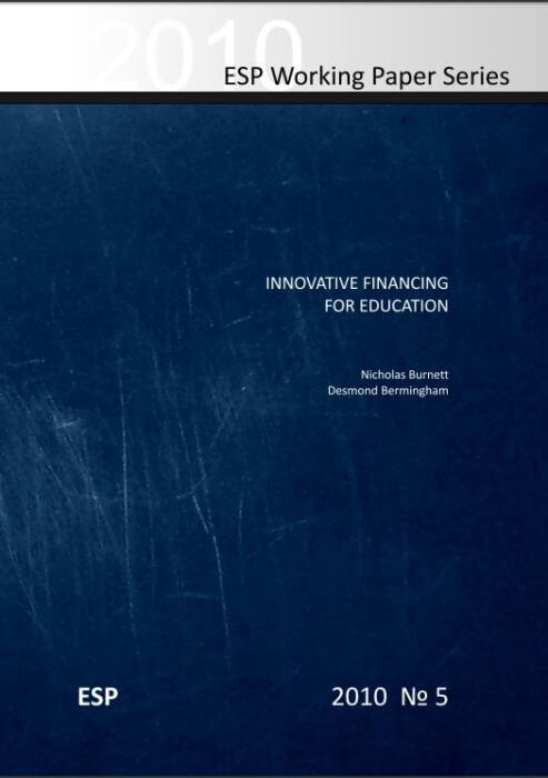 Innovative Financing for Education - Burnett & Bermingham