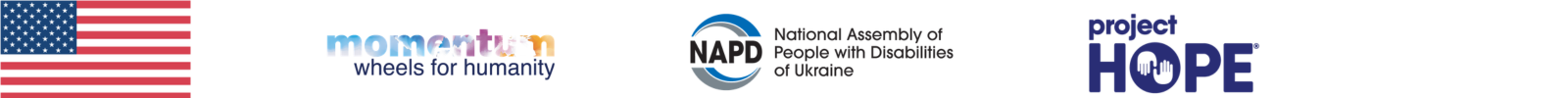 Rehab4Ukraine funder and partner logos