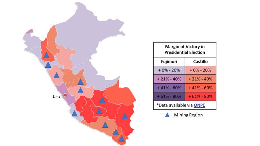 Mapping Electoral Outcome in Peru's June 6th Runoff Election