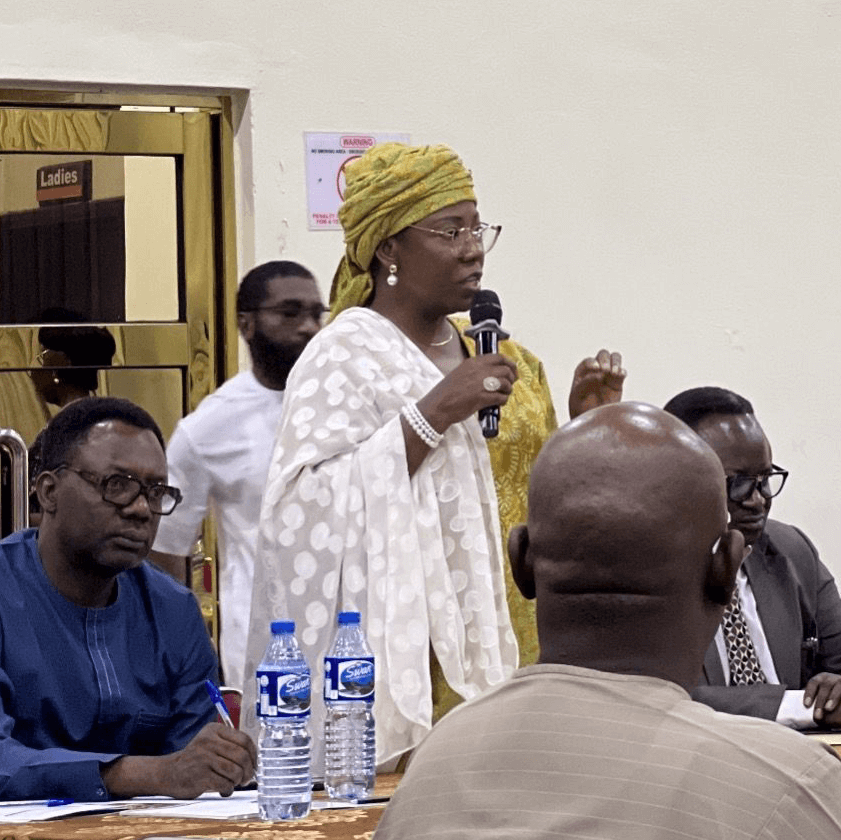 MMS Nigeria Meeting_R4D Photo with Director of Nutrition and Felix Obi