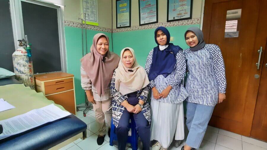 Midwives at Puskesmas Singandaru