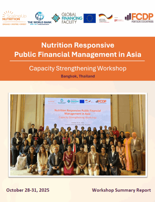 SUN Asia Workshop Report Cover