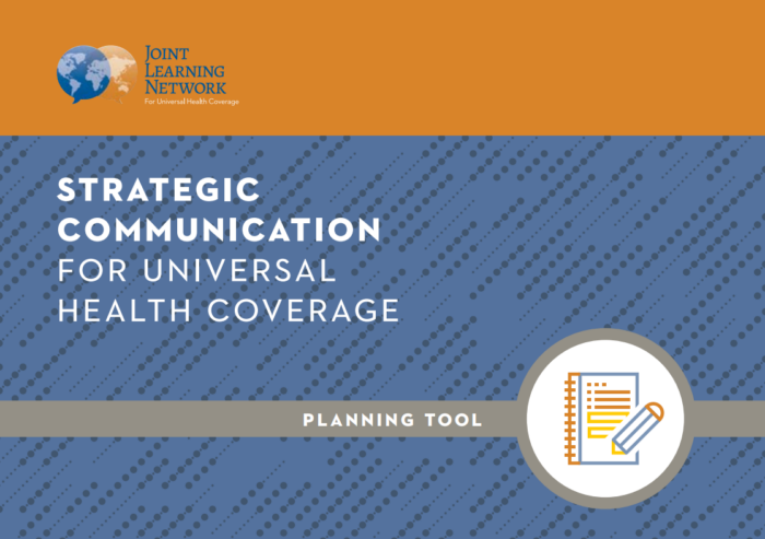 Strategic Communications for UHC - Planning Tool