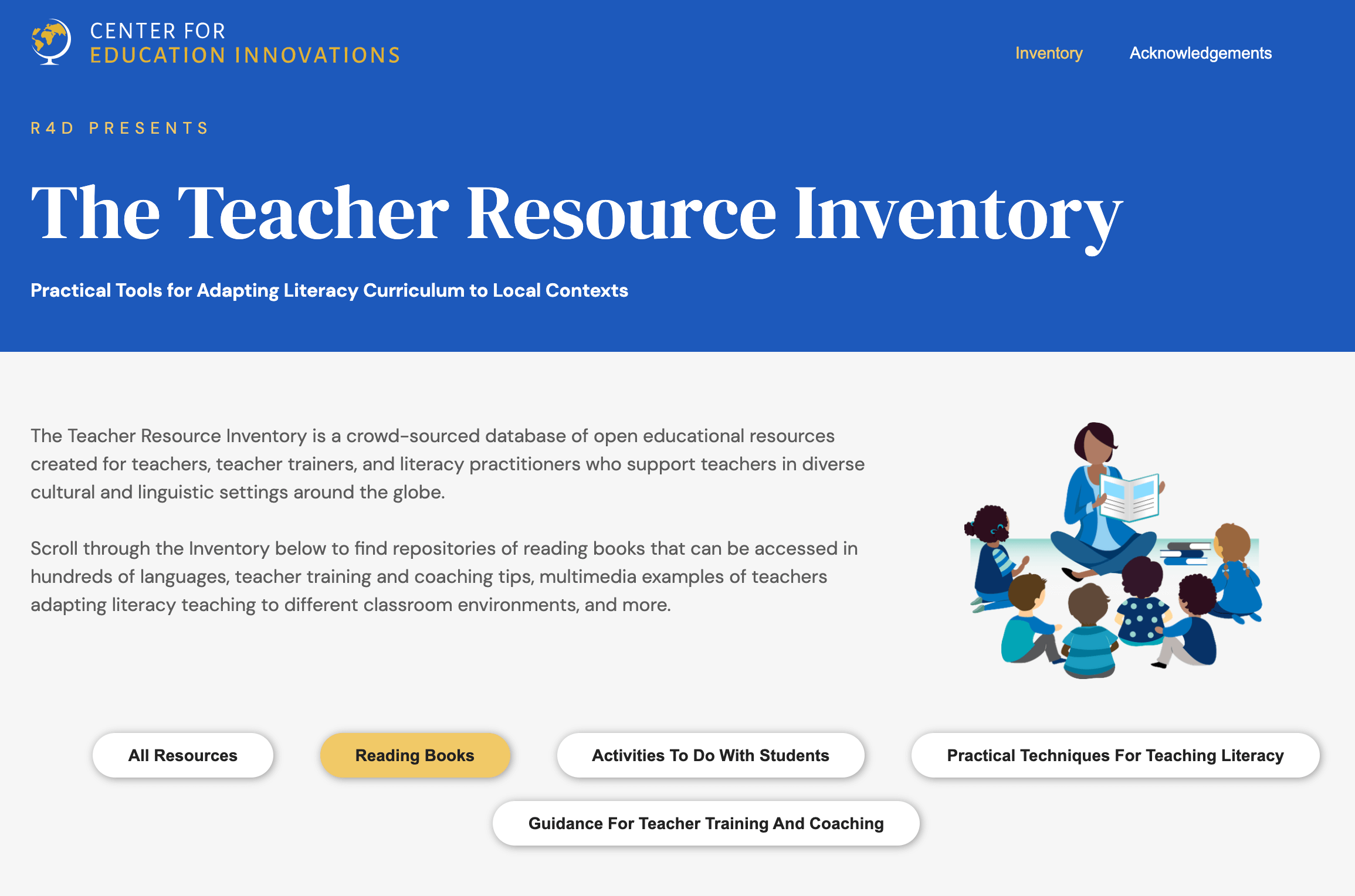 The Teacher Resource Inventory