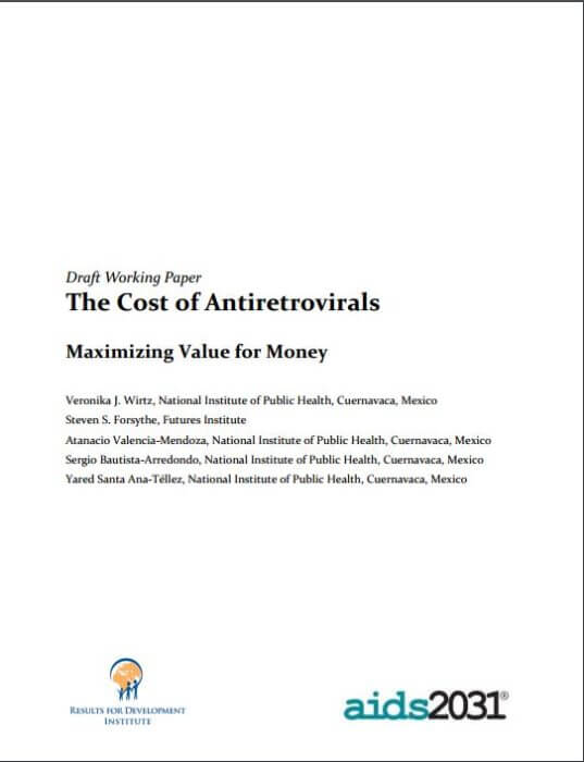 The Cost of Antiretrovirals AIDS2031