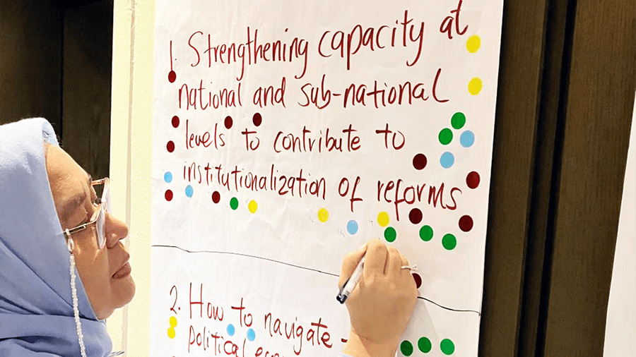 Translating an ambitious vision into realistic health system progress - Insights from a global convening