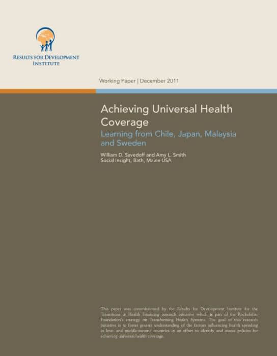 UHC Lessons from Chile Sweden Japan