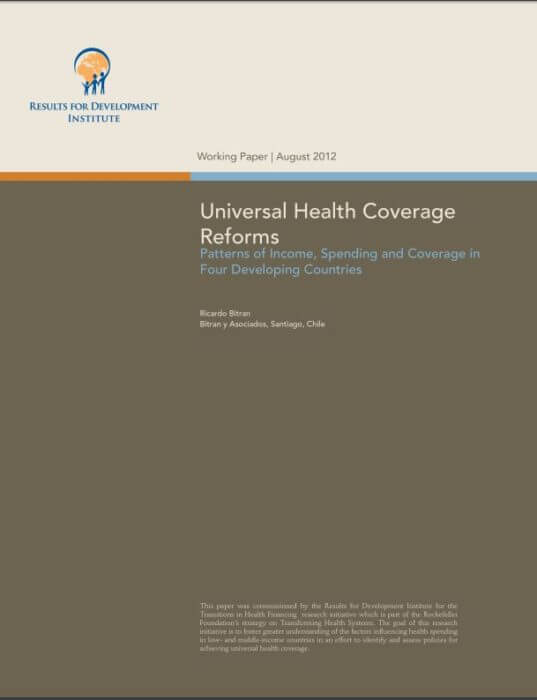 UHC Reforms working paper