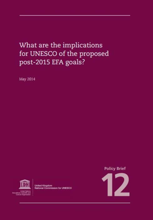 UNESCO EFA Policy Brief